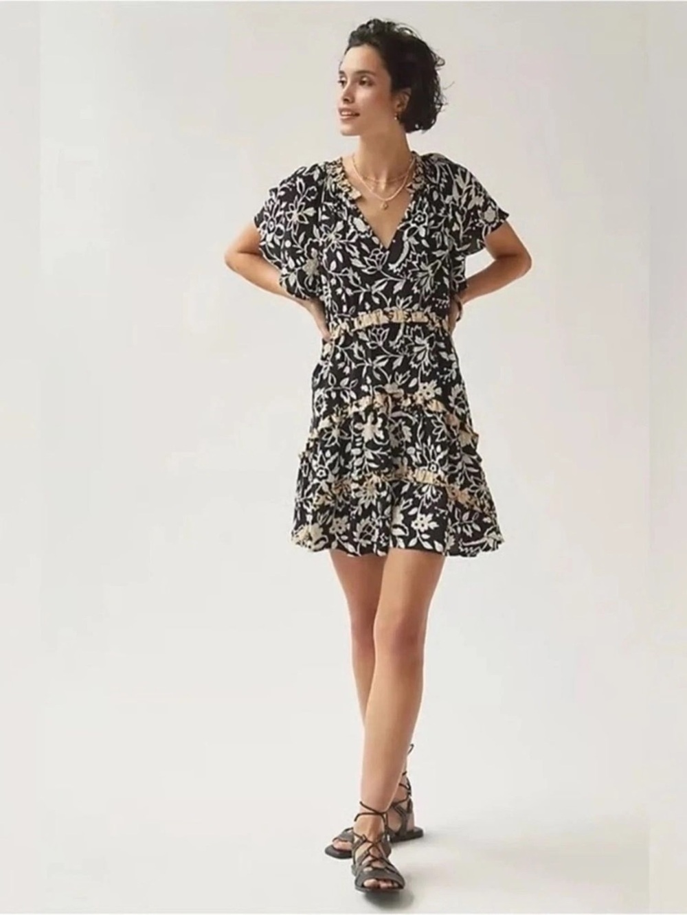 Anthropologie Robin Tiered Dress